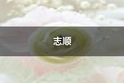 志顺