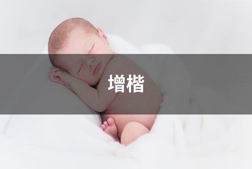 增楷