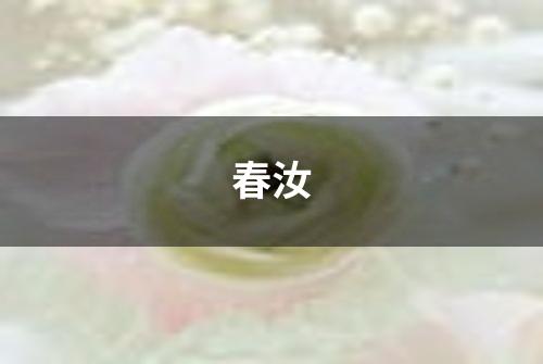 春汝