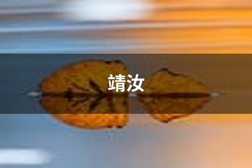 靖汝